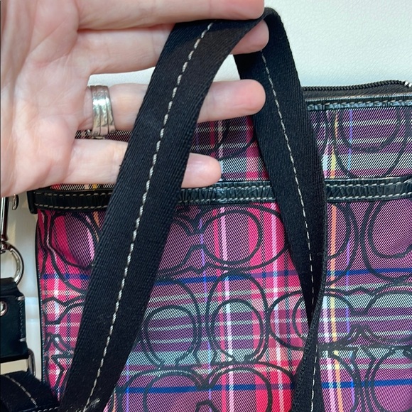 Coach Pink and Black Crossbody Bag - Picture 4 of 7
